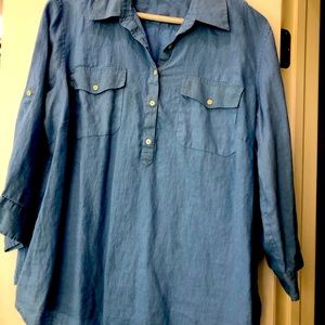 Ralph Lauren linen blouse